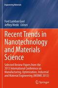 Gaol / Webb |  Recent Trends in Nanotechnology and Materials Science | Buch |  Sack Fachmedien