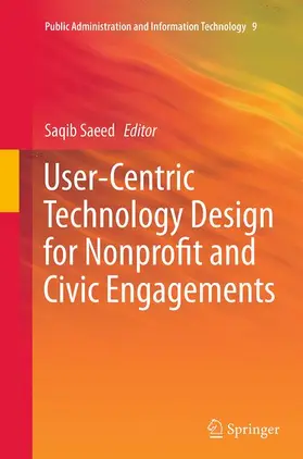 Saeed |  User-Centric Technology Design for Nonprofit and Civic Engagements | Buch |  Sack Fachmedien