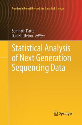 Nettleton / Datta |  Statistical Analysis of Next Generation Sequencing Data | Buch |  Sack Fachmedien