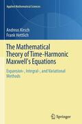 Hettlich / Kirsch |  The Mathematical Theory of Time-Harmonic Maxwell's Equations | Buch |  Sack Fachmedien