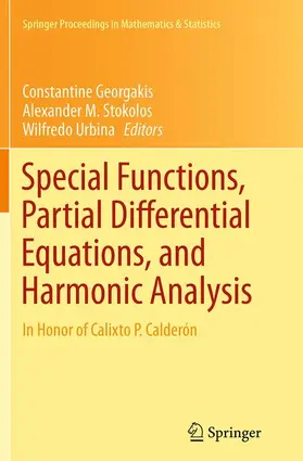 Georgakis / Urbina / Stokolos |  Special Functions, Partial Differential Equations, and Harmonic Analysis | Buch |  Sack Fachmedien