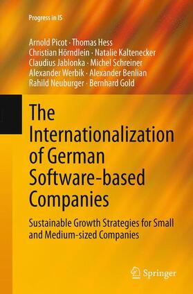 Picot / Hess / Hörndlein | The Internationalization of German Software-based Companies | Buch | 978-3-319-38054-4 | sack.de