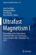 Bigot / Chantrell / Hübner |  Ultrafast Magnetism I | Buch |  Sack Fachmedien