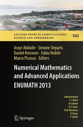 Abdulle / Deparis / Picasso |  Numerical Mathematics and Advanced  Applications - ENUMATH 2013 | Buch |  Sack Fachmedien