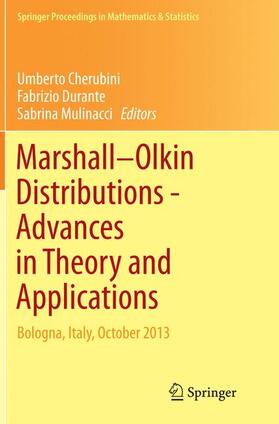 Cherubini / Durante / Mulinacci |  Marshall  Olkin Distributions - Advances in Theory and Applications | Buch |  Sack Fachmedien