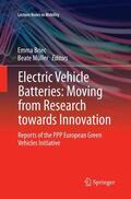 Briec / Müller |  Electric Vehicle Batteries: Moving from Research towards Innovation | Buch |  Sack Fachmedien