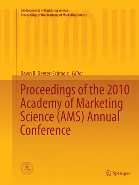 Deeter-Schmelz |  Proceedings of the 2010 Academy of Marketing Science (AMS) Annual Conference | Buch |  Sack Fachmedien