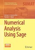Mezei / Anastassiou |  Numerical Analysis Using Sage | Buch |  Sack Fachmedien
