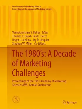 Bellur |  The 1980's: A Decade of Marketing Challenges | Buch |  Sack Fachmedien