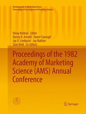 Kothari | Proceedings of the 1982 Academy of Marketing Science (AMS) Annual Conference | Buch | 978-3-319-38676-8 | sack.de