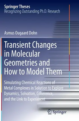 Dohn |  Transient Changes in Molecular Geometries and How to Model Them | Buch |  Sack Fachmedien