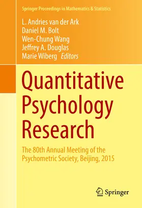 van der Ark / Bolt / Wang | Quantitative Psychology Research | E-Book | sack.de