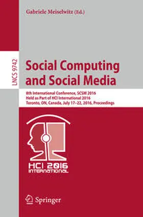 Meiselwitz | Social Computing and Social Media | E-Book | sack.de