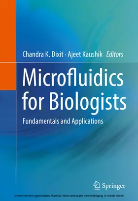 Dixit / Kaushik |  Microfluidics for Biologists | eBook | Sack Fachmedien