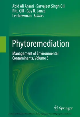 Ansari / Gill / Lanza |  Phytoremediation | eBook | Sack Fachmedien