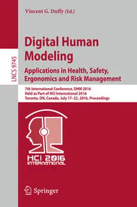 Duffy | Digital Human Modeling: Applications in Health, Safety, Ergonomics and Risk Management | E-Book | sack.de