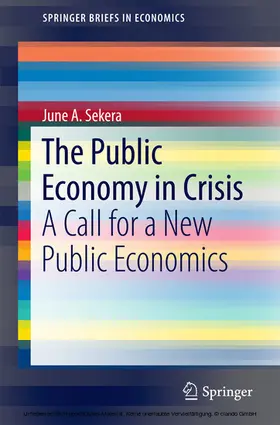 Sekera |  The Public Economy in Crisis | eBook | Sack Fachmedien