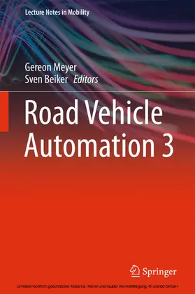 Meyer / Beiker | Road Vehicle Automation 3 | E-Book | sack.de