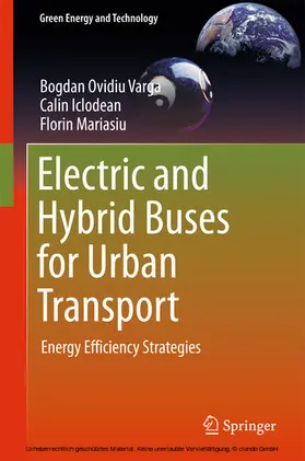 Varga / Iclodean / Mariasiu | Electric and Hybrid Buses for Urban Transport | E-Book | www.sack.de