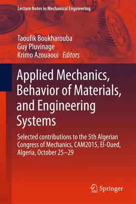 Boukharouba / Pluvinage / Azouaoui | Applied Mechanics, Behavior of Materials, and Engineering Systems | E-Book | sack.de