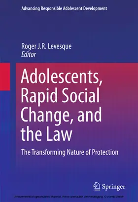 Levesque |  Adolescents, Rapid Social Change, and the Law | eBook | Sack Fachmedien