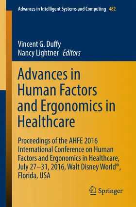 Duffy / Lightner | Advances in Human Factors and Ergonomics in Healthcare | E-Book | www.sack.de