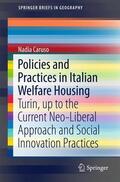Caruso |  Policies and Practices in Italian Welfare Housing | Buch |  Sack Fachmedien