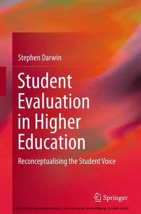Darwin |  Student Evaluation in Higher Education | eBook | Sack Fachmedien