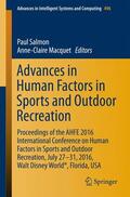 Macquet / Salmon |  Advances in Human Factors in Sports and Outdoor Recreation | Buch |  Sack Fachmedien