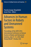 Savage-Knepshield / Chen |  Advances in Human Factors in Robots and Unmanned Systems | eBook | Sack Fachmedien