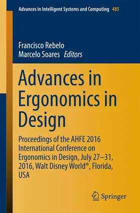 Soares / Rebelo |  Advances in Ergonomics in Design | Buch |  Sack Fachmedien