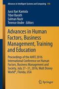Kantola / Andre / Barath |  Advances in Human Factors, Business Management, Training and Education | Buch |  Sack Fachmedien