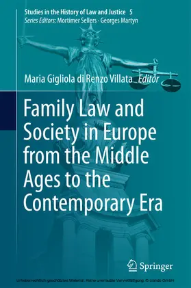 di Renzo Villata |  Family Law and Society in Europe from the Middle Ages to the Contemporary Era | eBook | Sack Fachmedien