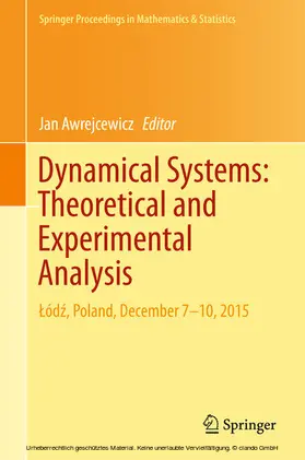 Awrejcewicz | Dynamical Systems: Theoretical and Experimental Analysis | E-Book | sack.de