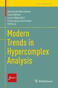 Bernstein / Sommen / Kähler |  Modern Trends in Hypercomplex Analysis | Buch |  Sack Fachmedien