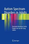 van der Gaag / Barahona Corrêa |  Autism Spectrum Disorders in Adults | Buch |  Sack Fachmedien