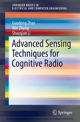 Zhao / Zhang / Li | Advanced Sensing Techniques for Cognitive Radio | E-Book | www.sack.de