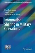 Goldenberg / Dean / Soeters |  Information Sharing in Military Operations | Buch |  Sack Fachmedien