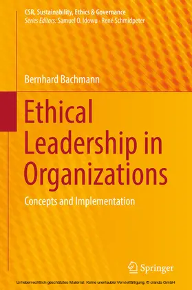 Bachmann | Ethical Leadership in Organizations | E-Book | www.sack.de