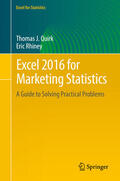 Quirk / Rhiney |  Excel 2016 for Marketing Statistics | eBook | Sack Fachmedien