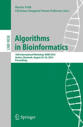 Storm Pedersen / Frith | Algorithms in Bioinformatics | Buch | 978-3-319-43680-7 | sack.de
