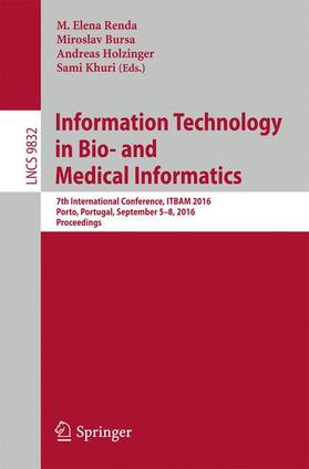 Renda / Khuri / Bursa |  Information Technology in Bio- and Medical Informatics | Buch |  Sack Fachmedien