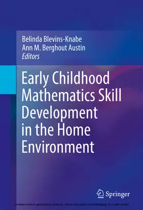 Blevins-Knabe / Austin | Early Childhood Mathematics Skill Development in the Home Environment | E-Book | www.sack.de