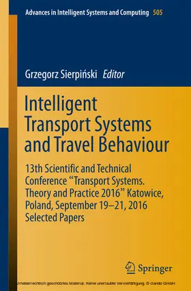 Sierpinski / Sierpinski | Intelligent Transport Systems and Travel Behaviour | E-Book | sack.de