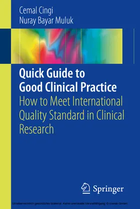 Cingi / Bayar Muluk |  Quick Guide to Good Clinical Practice | eBook | Sack Fachmedien