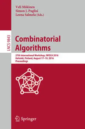 Mäkinen / Puglisi / Salmela | Combinatorial Algorithms | E-Book | sack.de