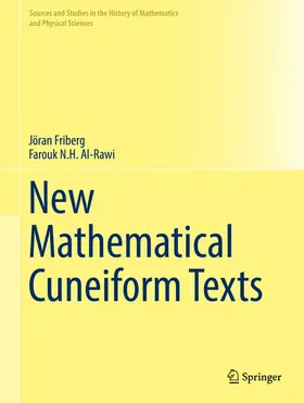 Friberg / Al-Rawi | New Mathematical Cuneiform Texts | E-Book | sack.de