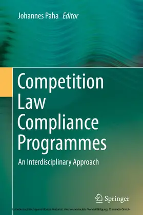 Paha |  Competition Law Compliance Programmes | eBook | Sack Fachmedien