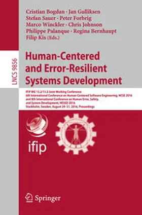 Bogdan / Gulliksen / Sauer | Human-Centered and Error-Resilient Systems Development | E-Book | sack.de
