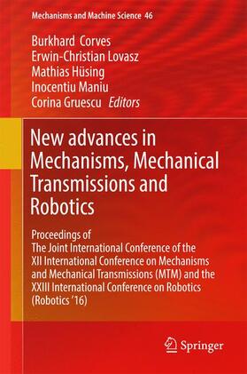 Corves / Lovasz / Gruescu |  New Advances in Mechanisms, Mechanical Transmissions and Robotics | Buch |  Sack Fachmedien